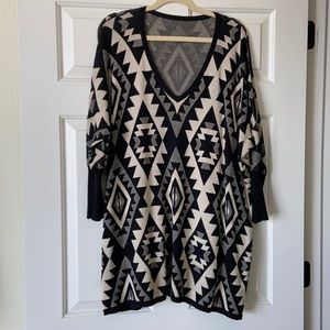 Tobi Tunic Vneck Sweater